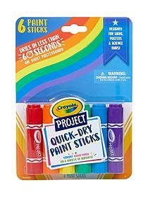 Crayola Project Quick-Dry Paint Sticks