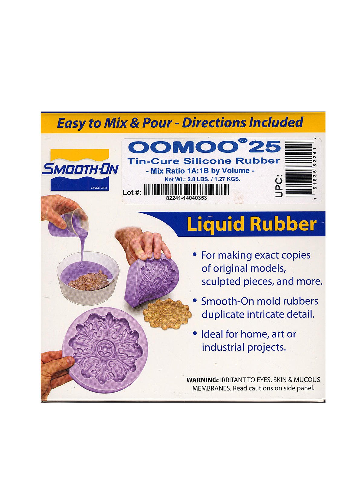 Smooth-On Oomoo 25 - Molding Silicone - Stage and Screen FX