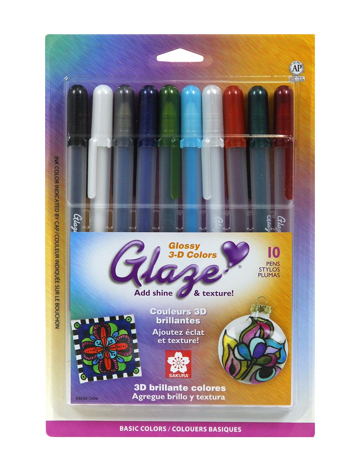 Black Gelly Roll Glaze Pens (2)