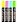 Item #12161 • Marvy Uchida • chisel point fl. pink, fl. blue, fl. green, fl. yellow 