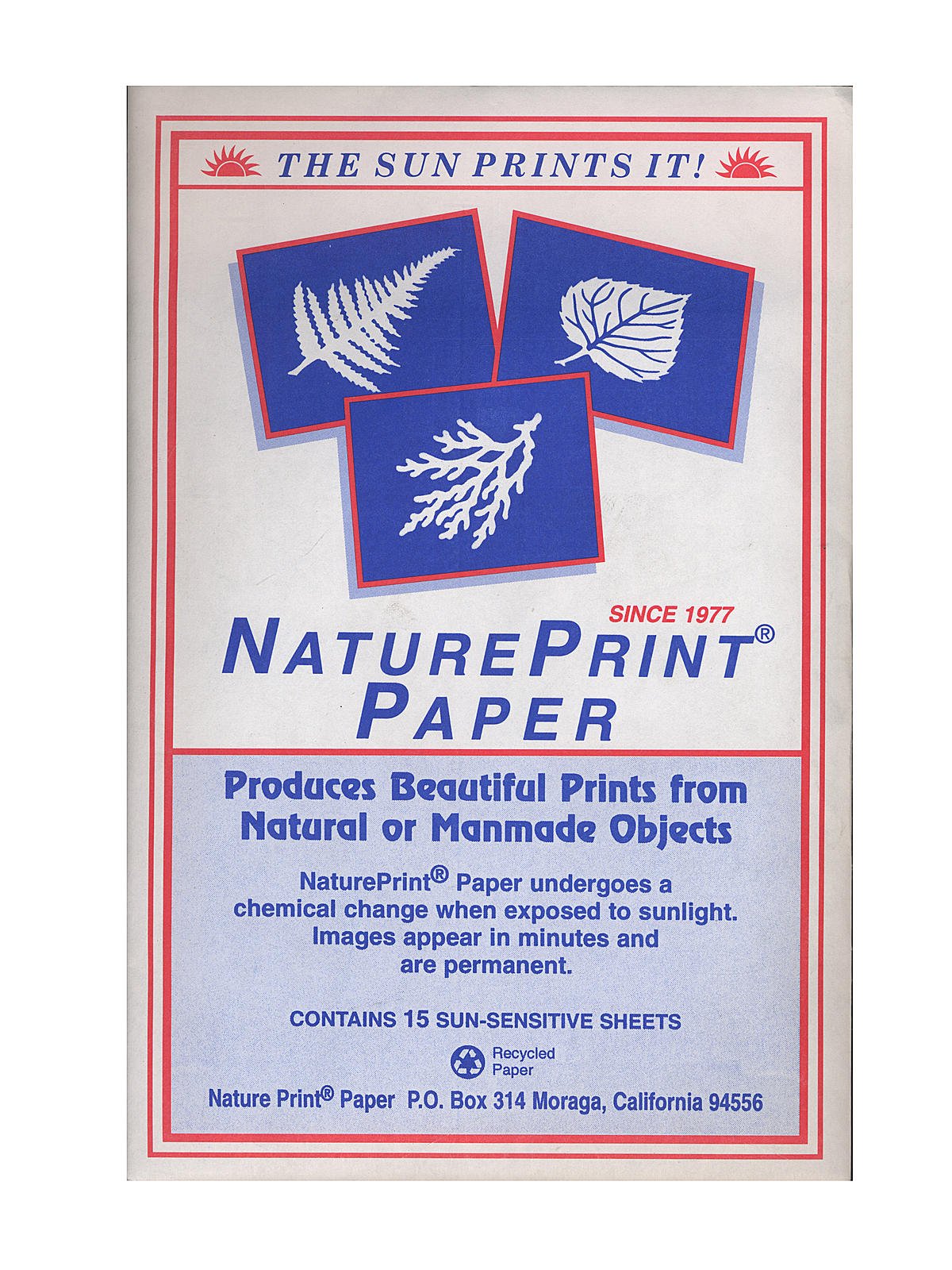 Nature Print Paper Kit
