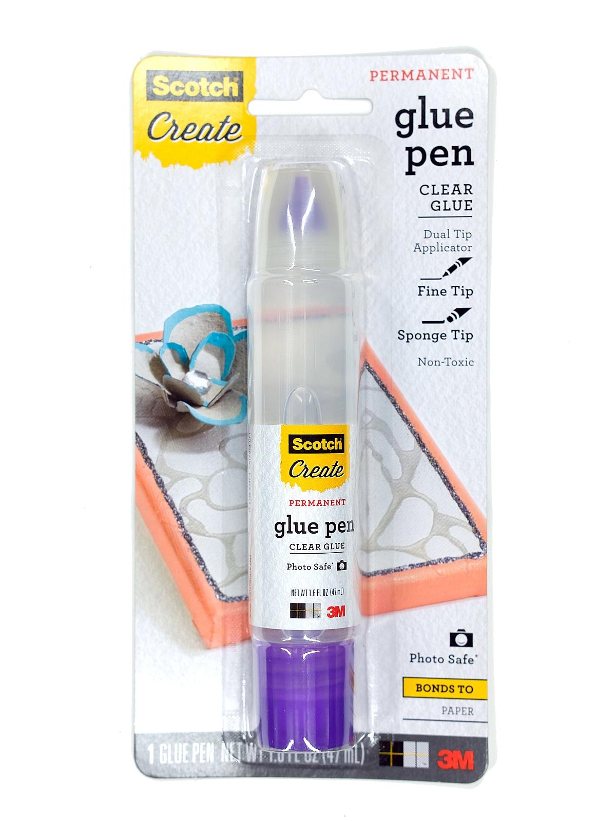3X Glue Pen Clear Permanent Washable Non Toxic Fabric Adhesive Craft Tool  5.1 oz, 1 - Gerbes Super Markets