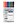 Item #38471 • Staedtler • assorted colors superfine 0.4 mm set of 6 