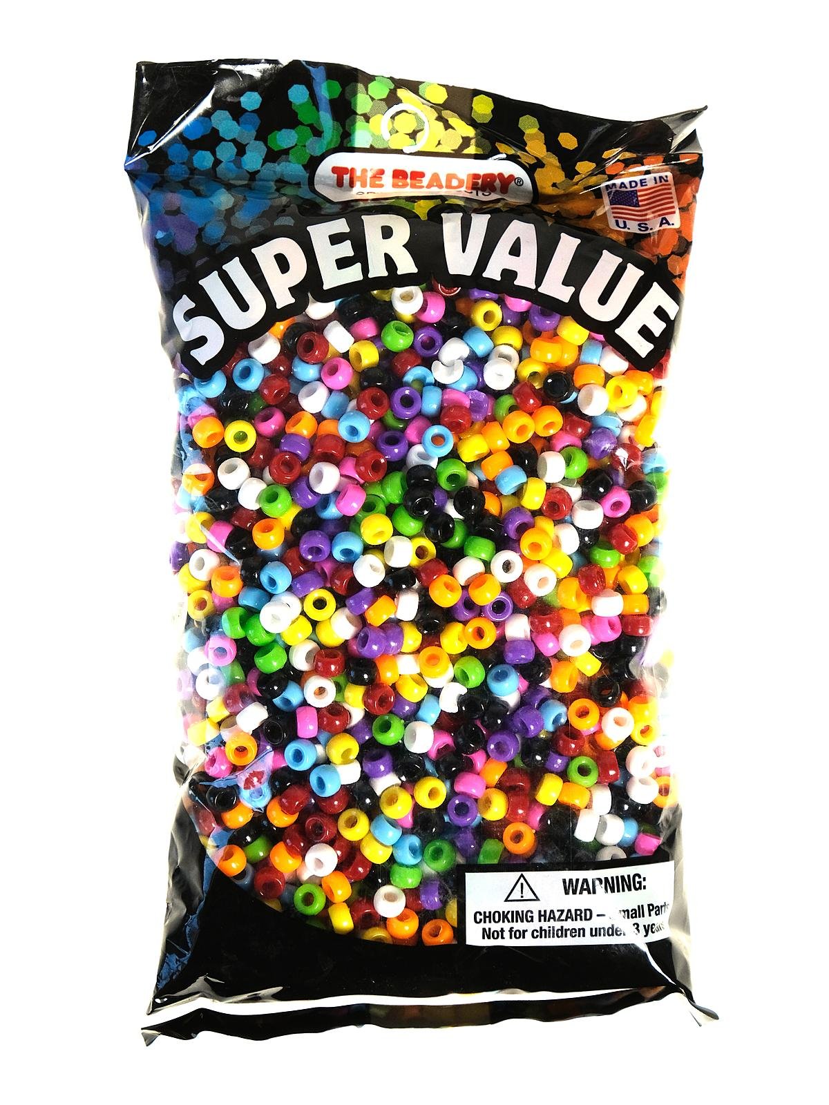  The Beadery 4-Ounce Bag of Marelife Beads, Circus Multi Colors,  Small