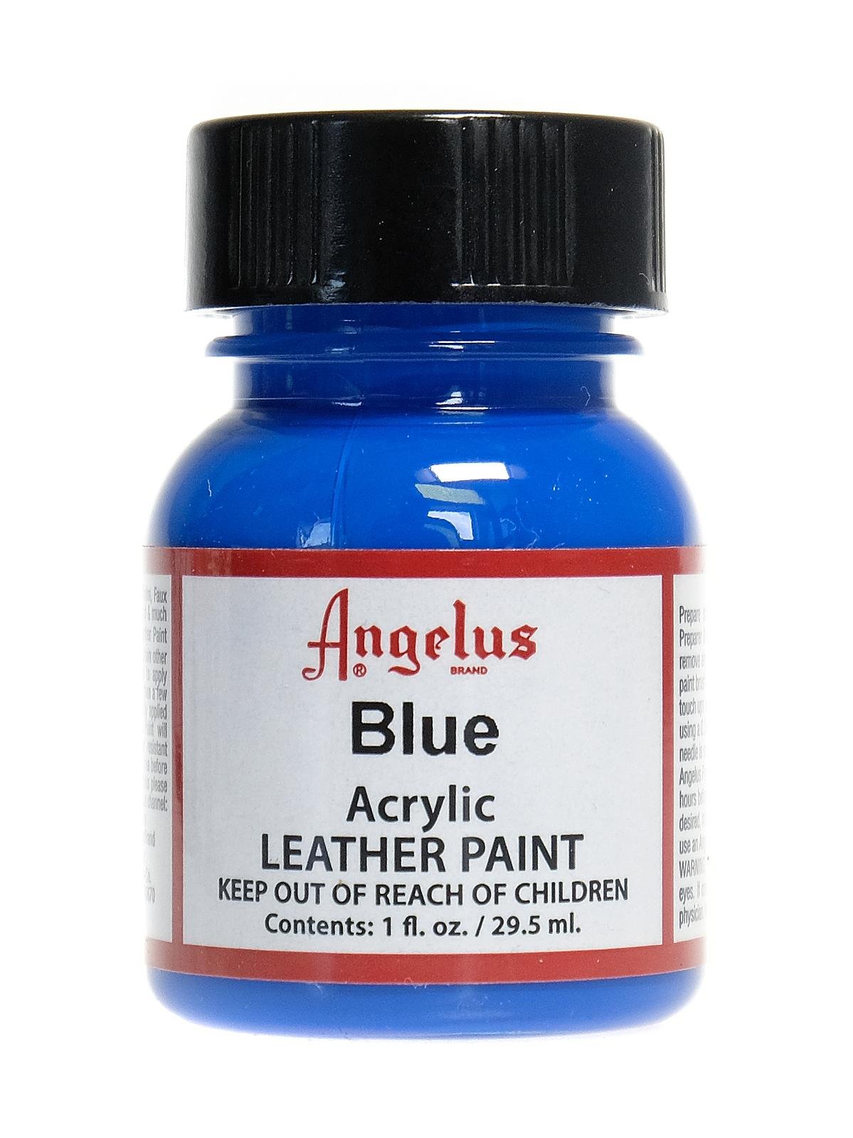  Angelus Acrylic Leather Paint Blue Turquoise 1oz