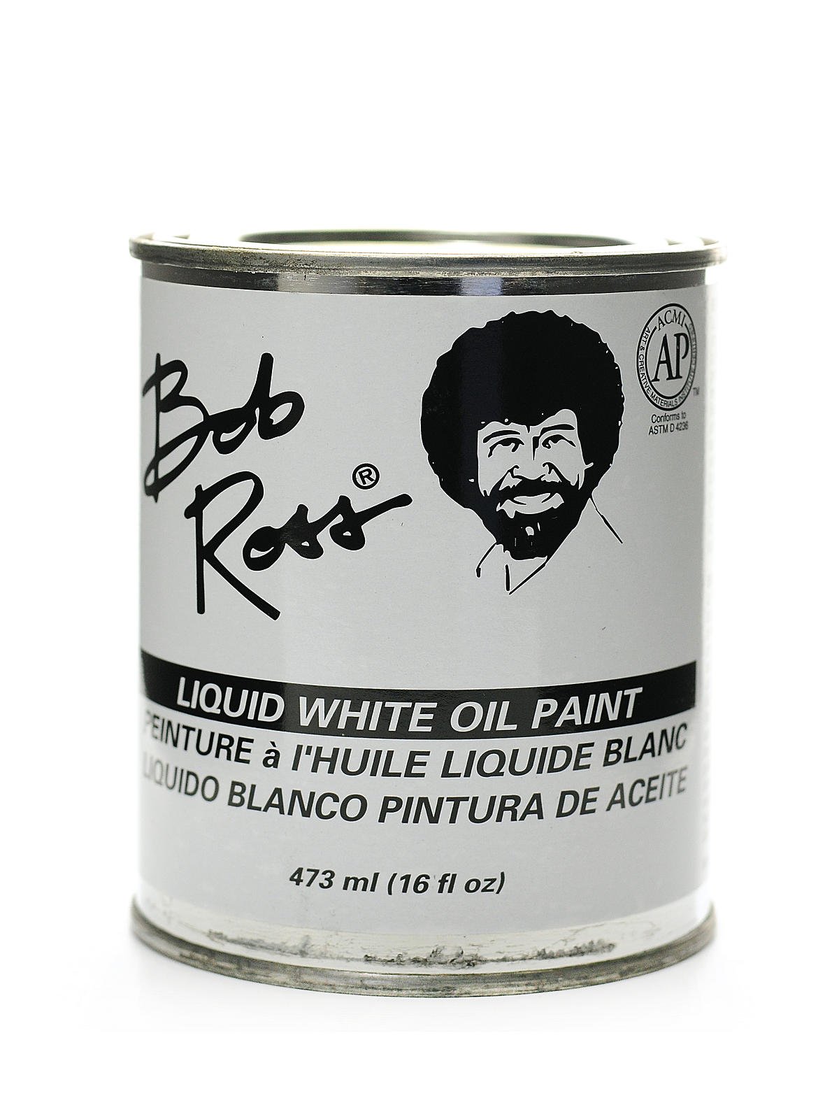 Bob Ross Base Coats (Liquid White,Clear,Black)