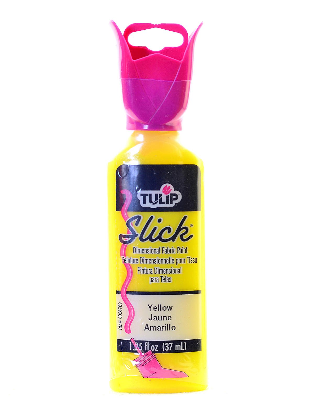 Tulip Slick Dimensional Fabric Paint, Deep Red - 4 fl oz bottle