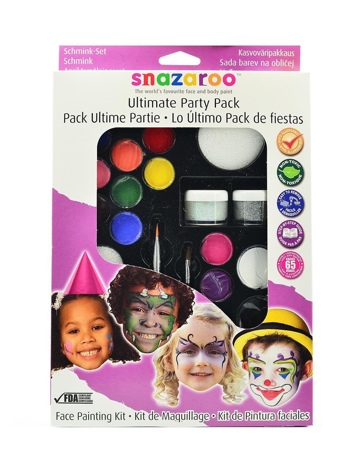 Snazaroo Face Painting Crayons Boy/Girl-6 Pack –