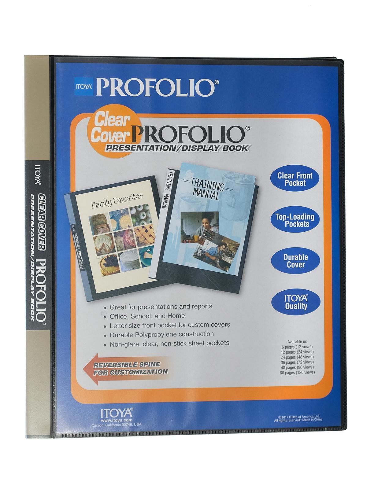 Itoya Clear Cover Profolio Presentation Books