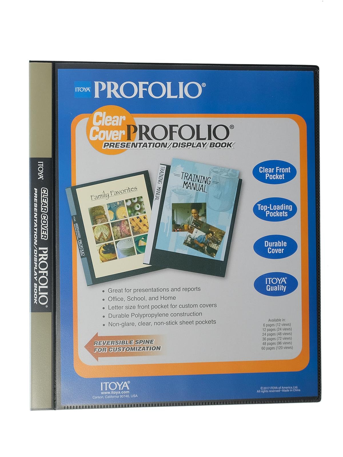 Itoya Clear Cover Profolio Presentation Books