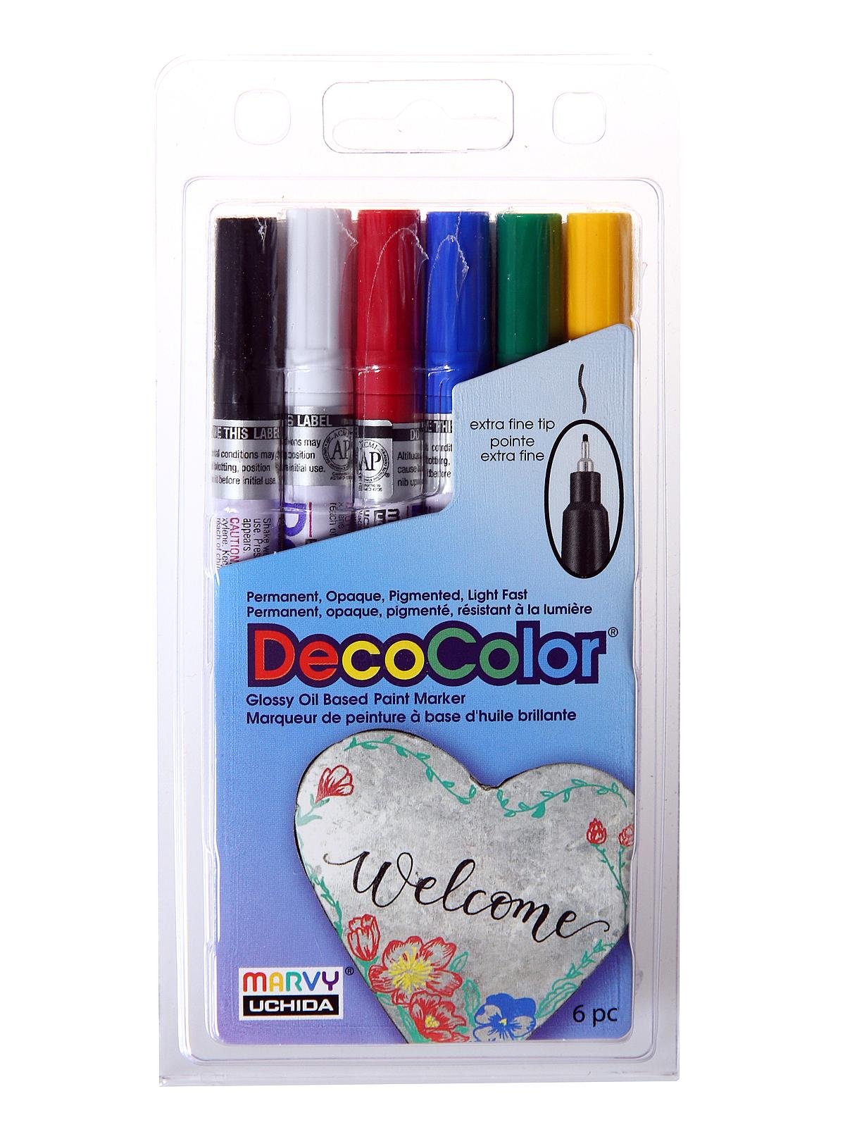 Decocolor Paint Pens for Cars Parts, Glass and Plastic - Broad - Parts  Labelling Solutions