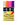 Item #72124 • Marvy Uchida • broad point white, fl. violet, fl. orange, fl. pink 