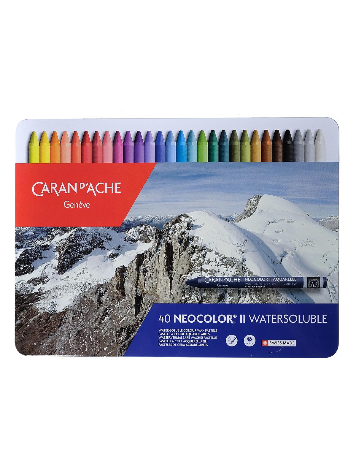 Caran D'Ache Neocolor Ii Aquarelle Water Soluble Wax Pastel Sets