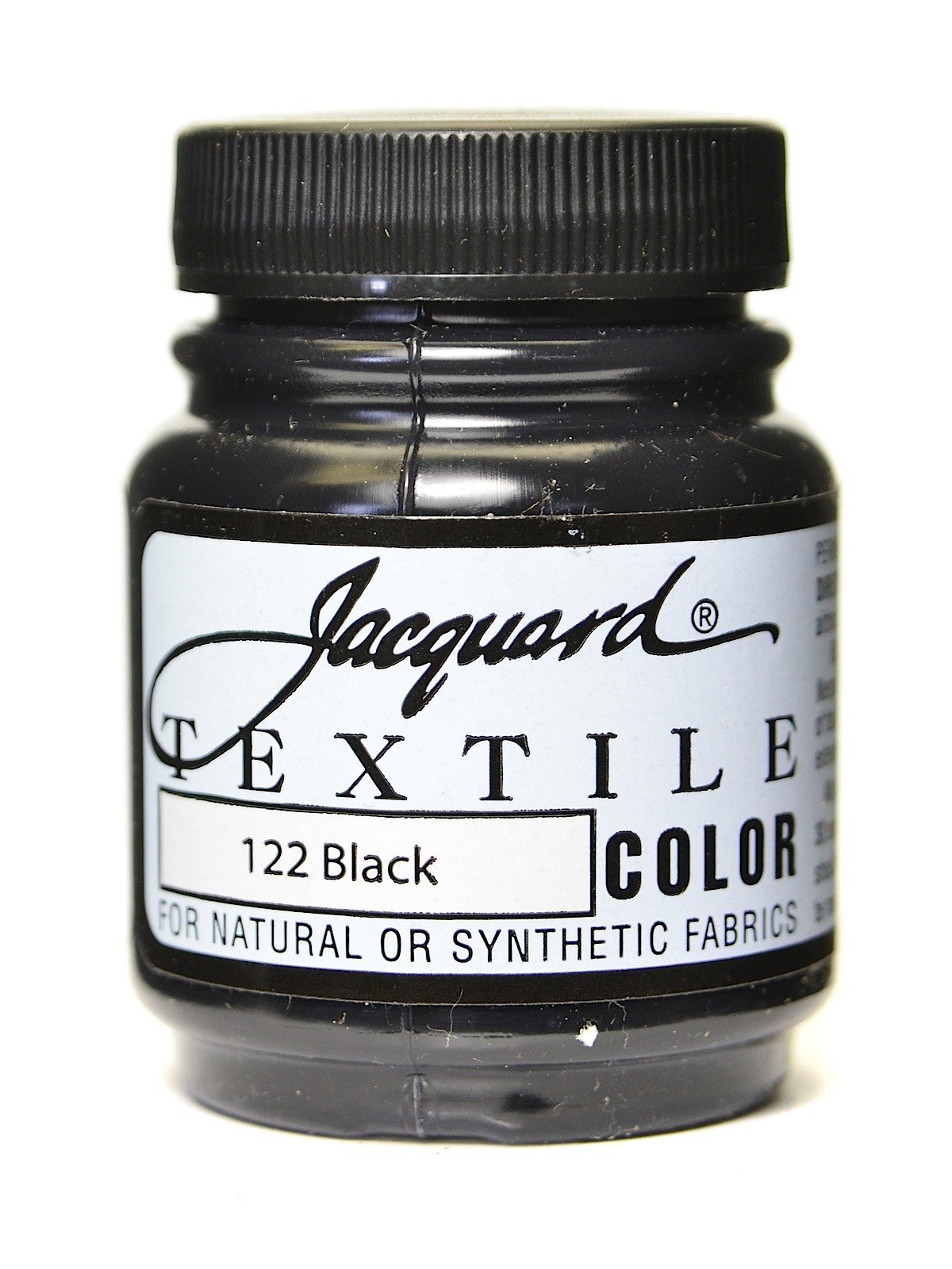 Jacquard Fabric Paint for Clothes - 8 Oz Textile Color - Black