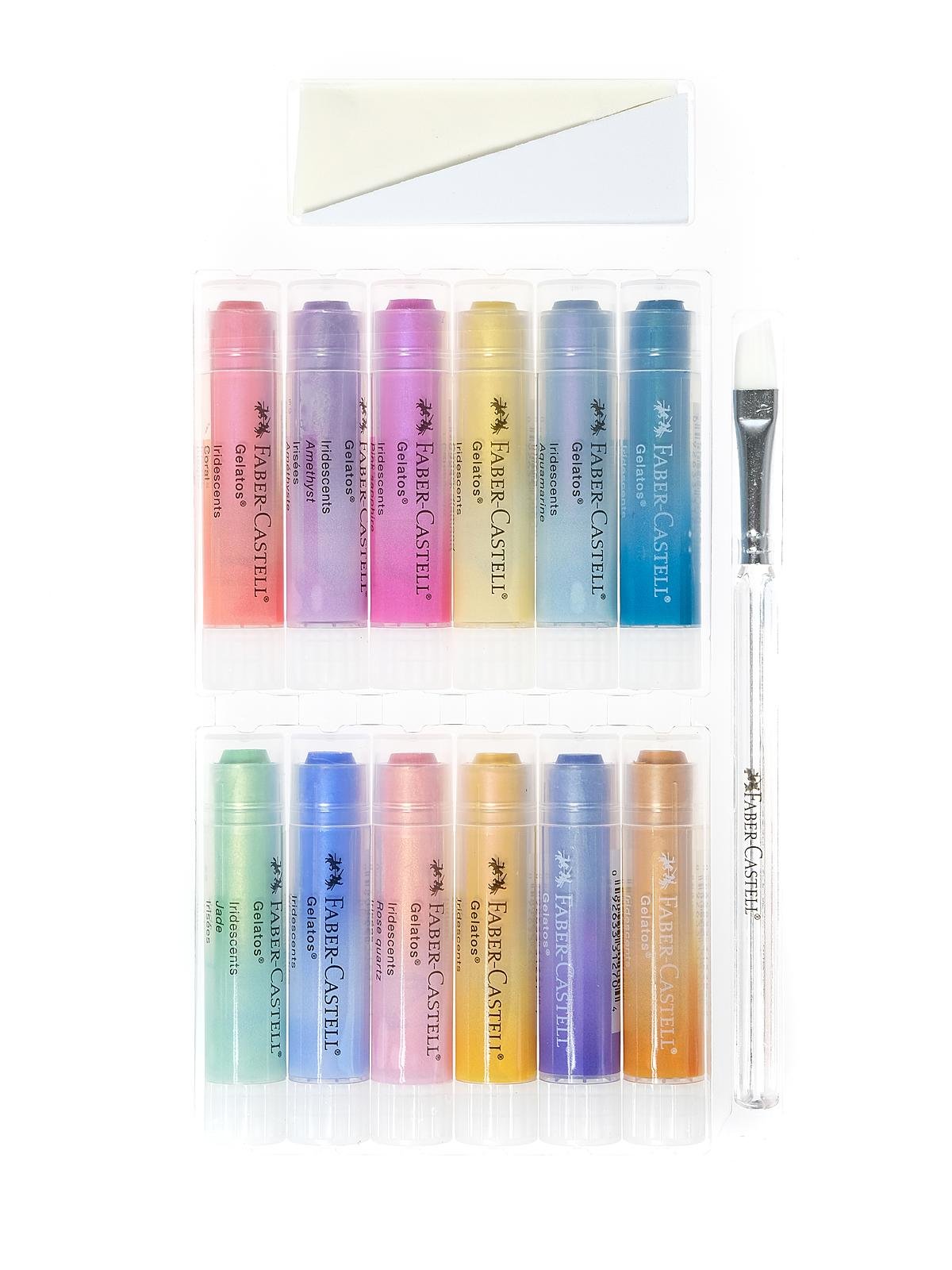 Gelatos water-soluble crayons, pastel tones, 15 pieces