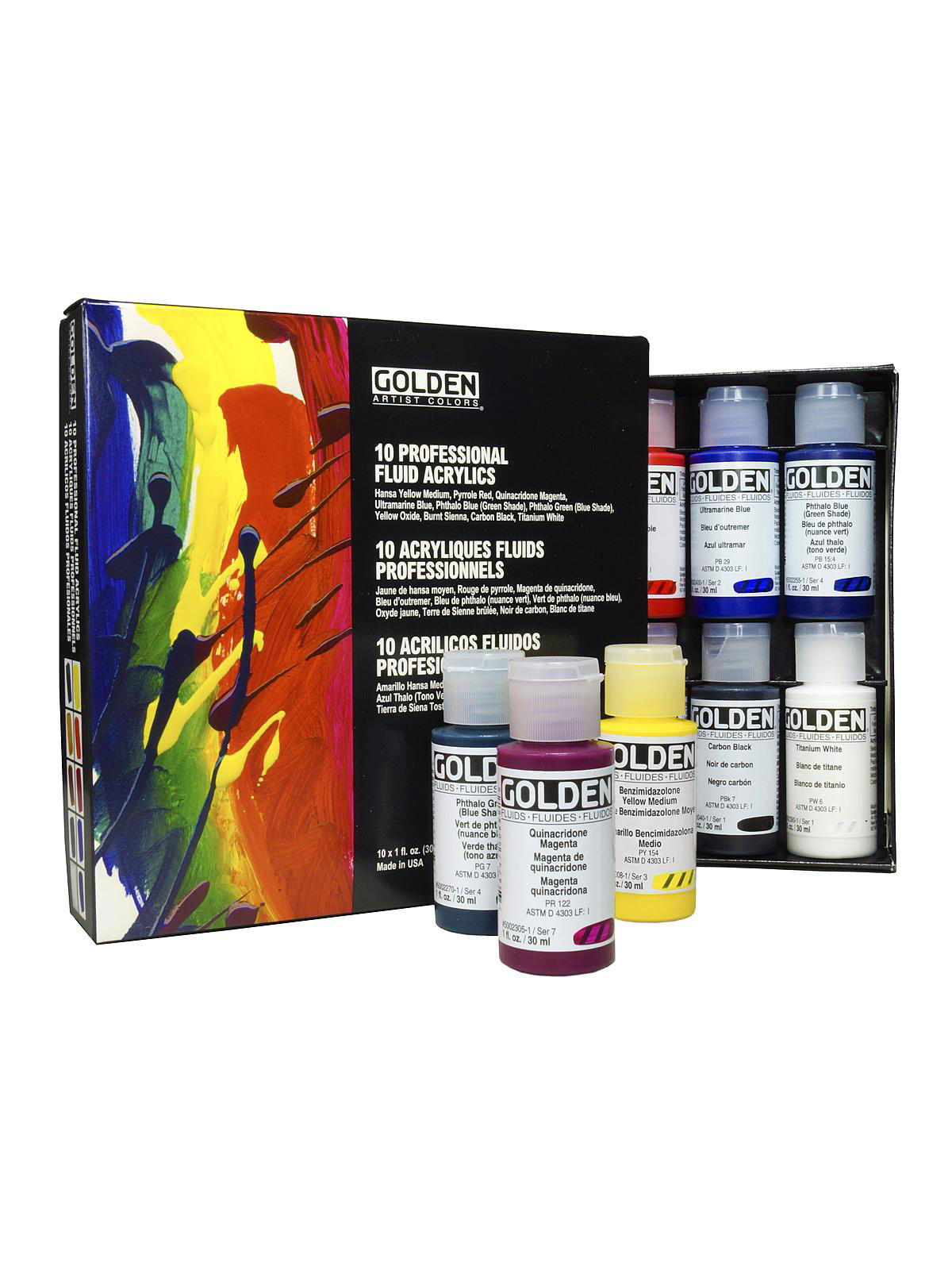 Golden Fluid buy Acryllic Paint Set