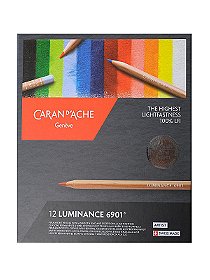 8 Colored Pencil Techniques Using Caran D'Ache Luminance 6901 Lead