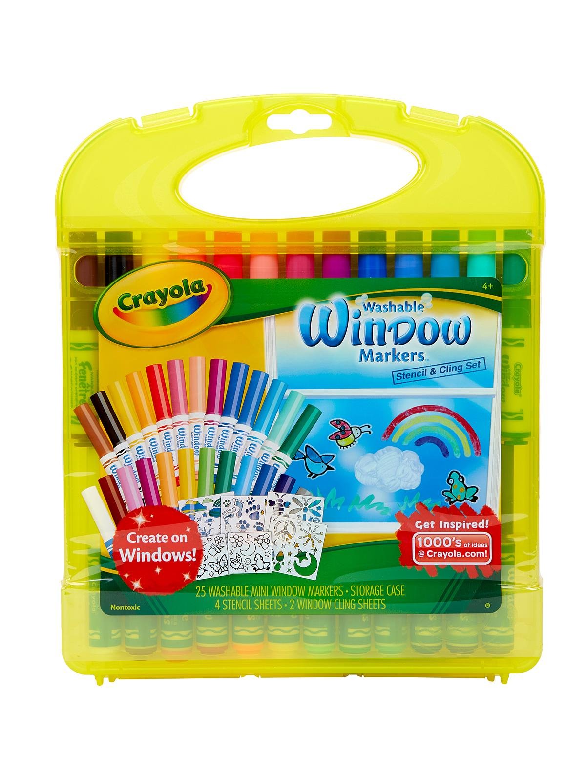 Crayola Washable Window Markers Set 8 Multicolor