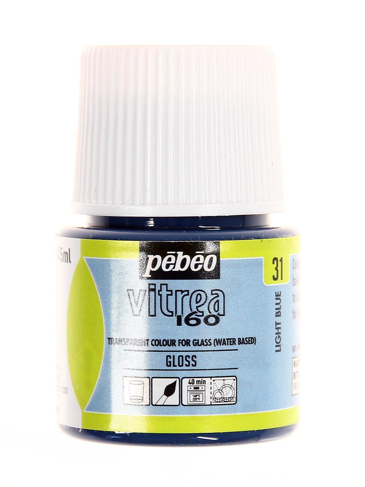Pebeo Vitrea 160 Glass Marker, Glossy, Turquoise